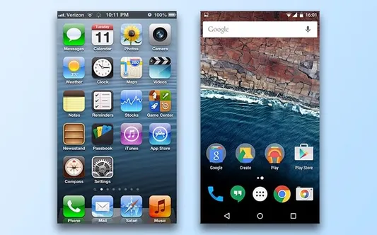 IOS vs Android icons