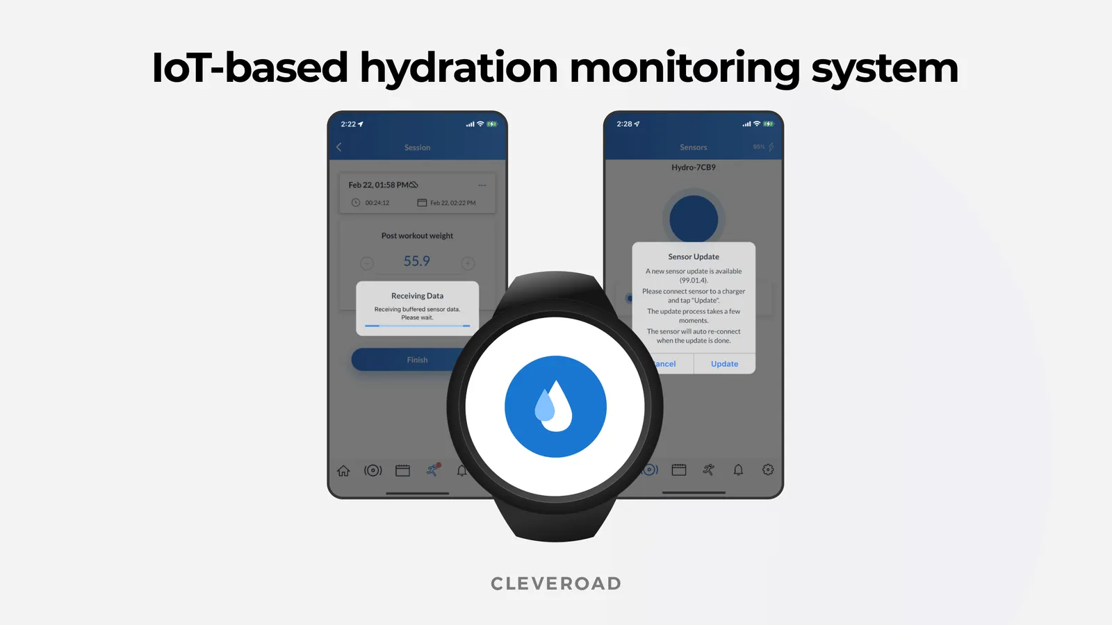 IoT-based hydration monitoring system