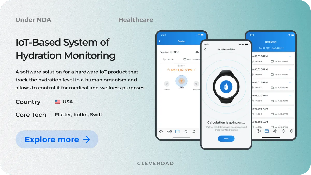 IoT-based hydration RPM system