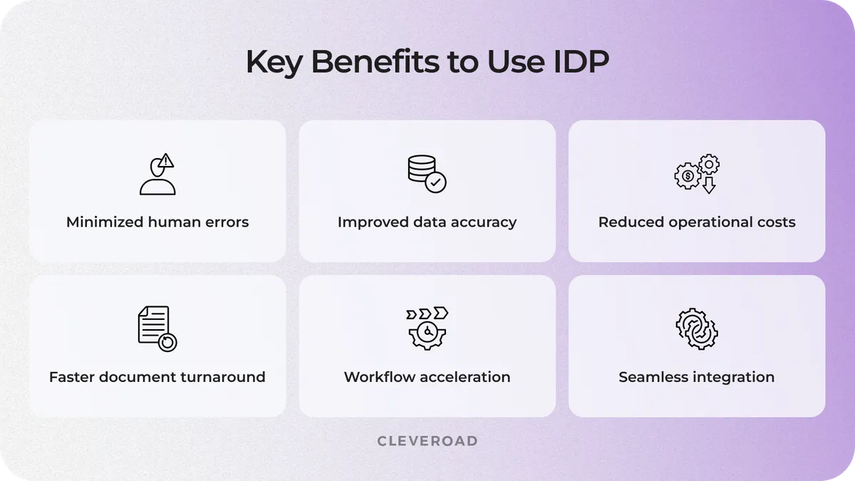 Key benefits of IDP integration