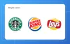 Latest logo design trends and the use of bright colors on business logo examples