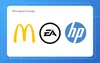 Company logo examples using monogram and single-letter