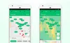Trulia mobile app: map screen