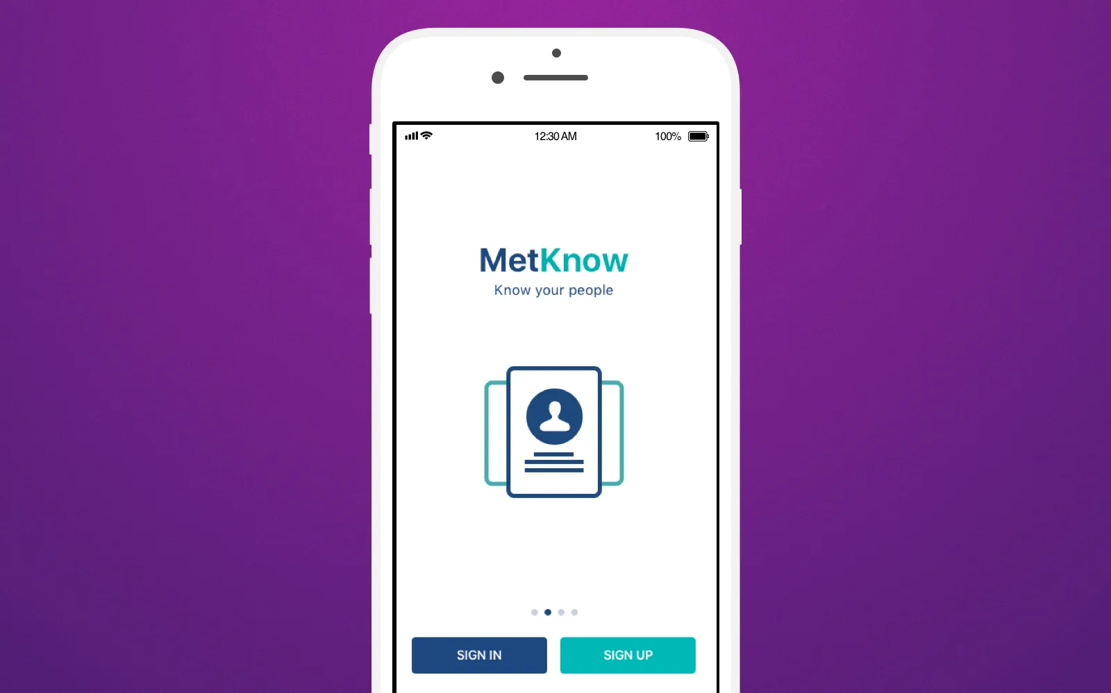 MetKnow app page