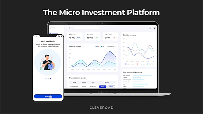 Micro investment platform functionality