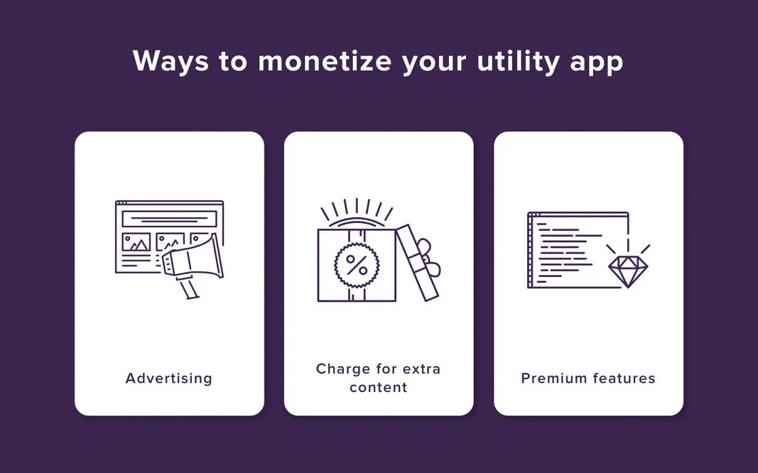 Utility app monetization