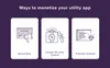 Utility app monetization