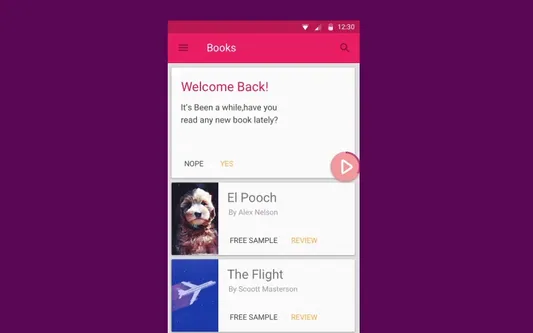 Music player widget