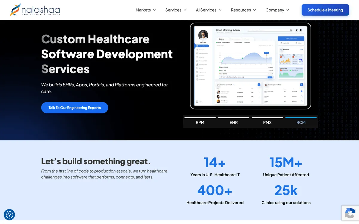 Nalashaa Health EHR and EMR software development company