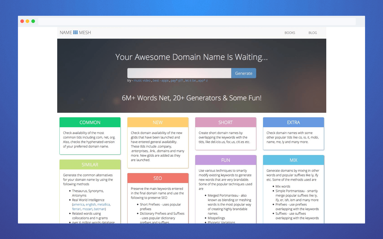 Business name generator ressplus