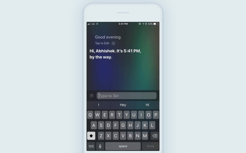 iOS 11 Siri update
