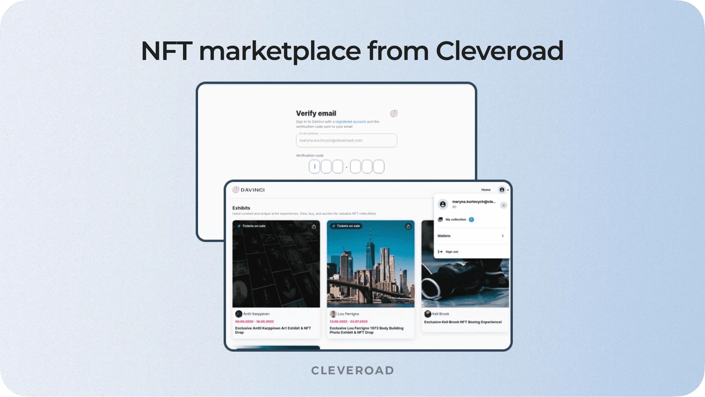 NFT marketplace from Cleveroad