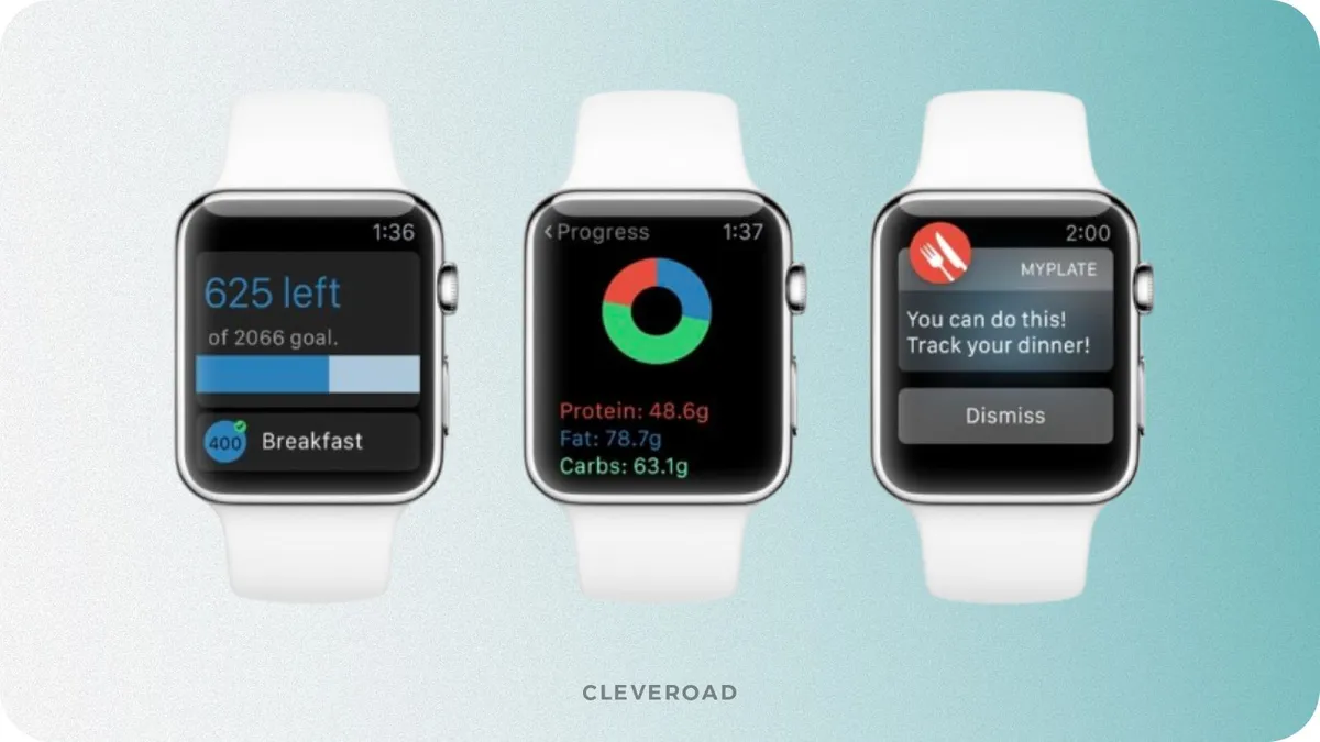 Nutrition app Apple Watch