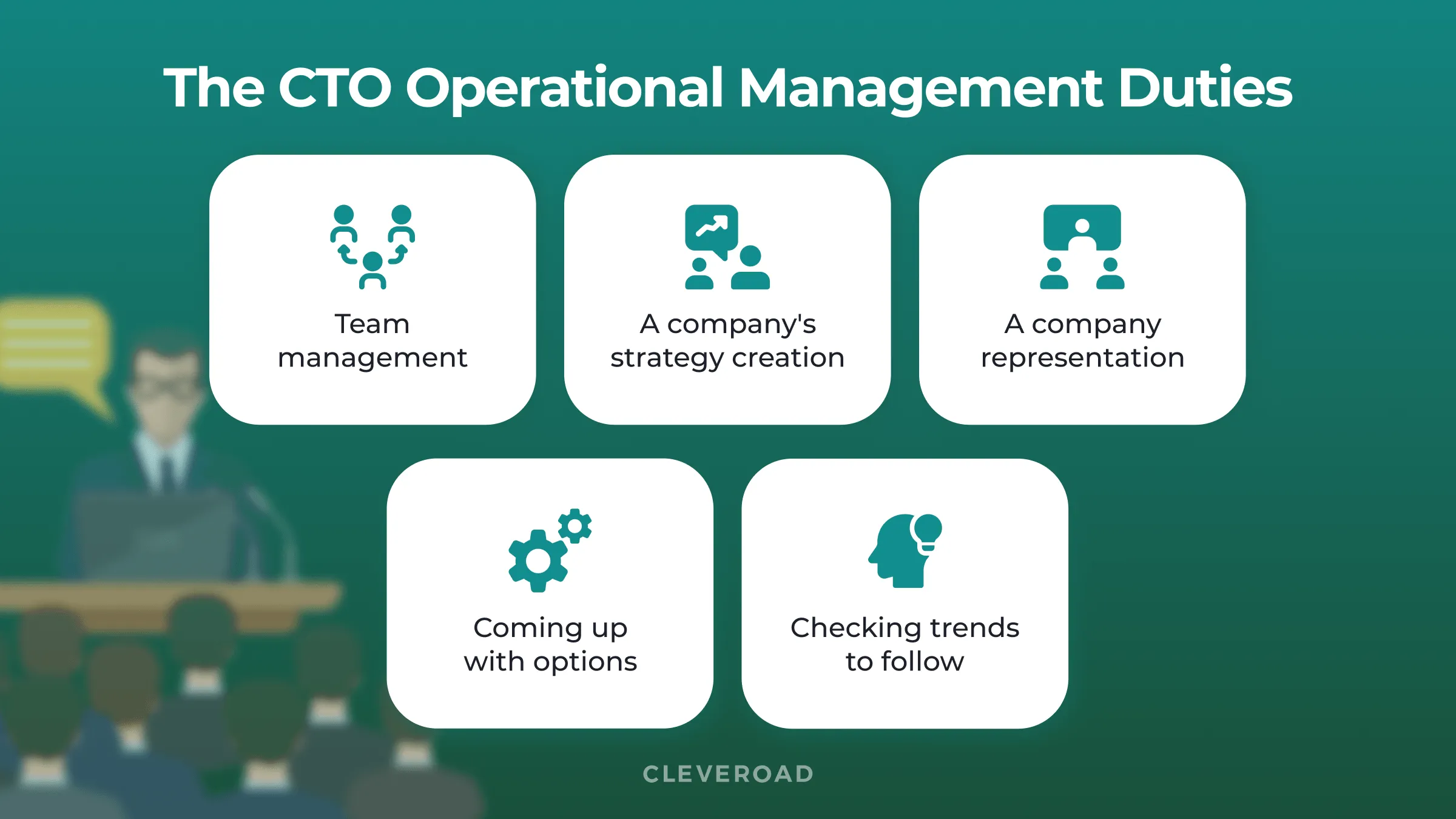 operational management responsibilities of CTO