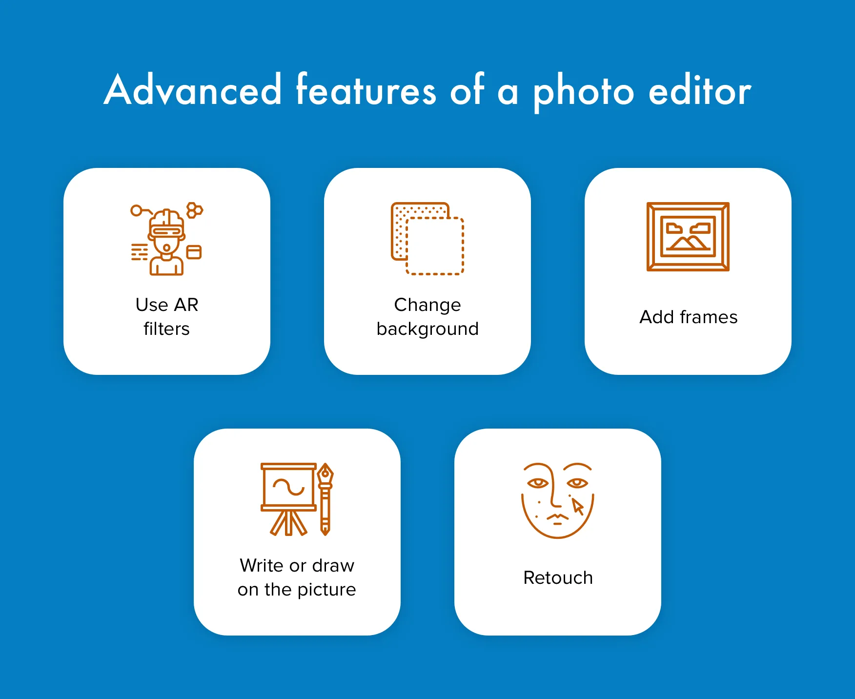 Photo editing app development: Advanced features to integrate