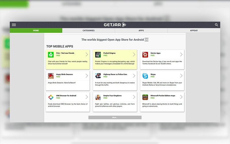 Play store alternative
