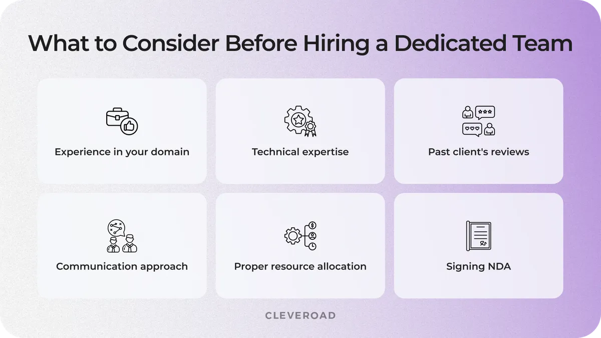 Points to consider while hiring a dedicated team