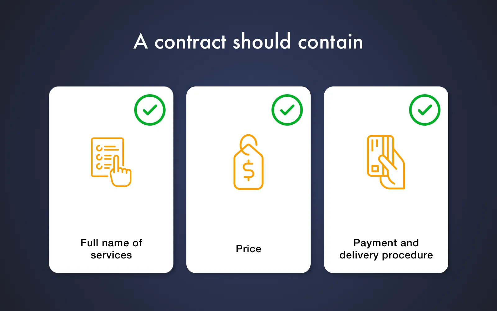 Provisions you should include to the contract when cooperating with Ukrainian IT companies