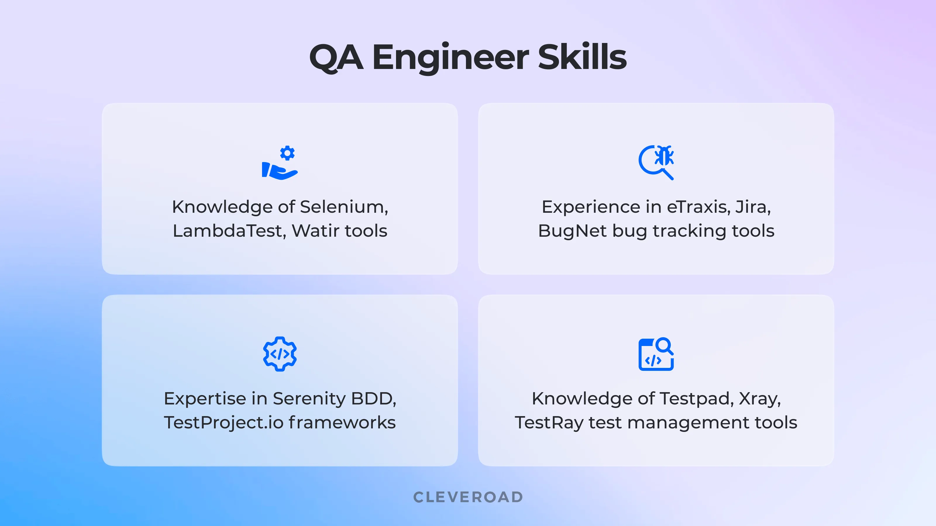 QA engineer skills