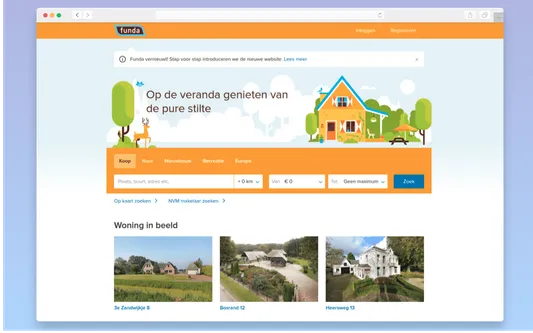 Real estate platform: Funda