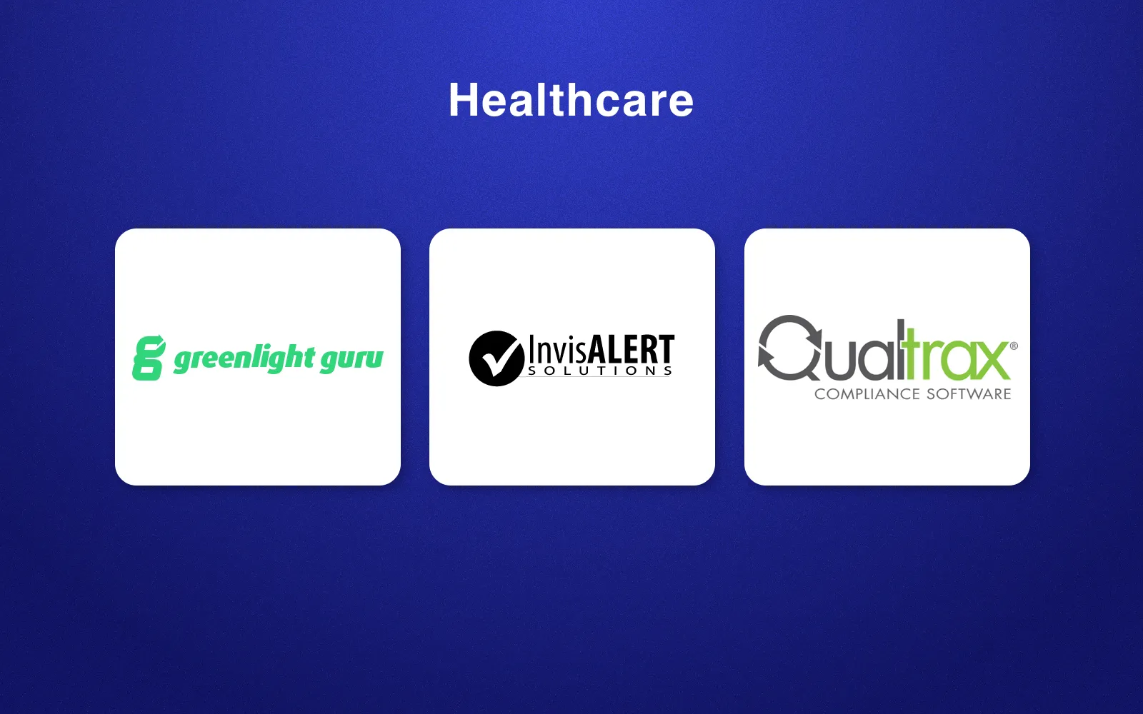 RegTech companies in healthcare field