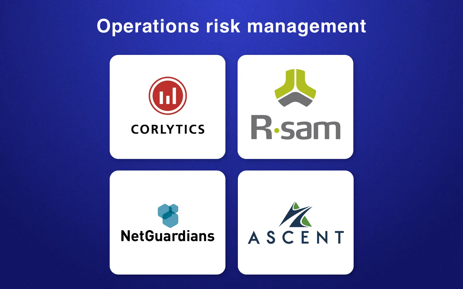RegTech companies in operations risk management field
