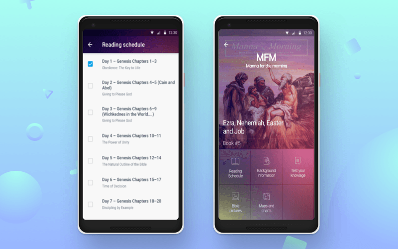 Religious app Cleveroad team built for client