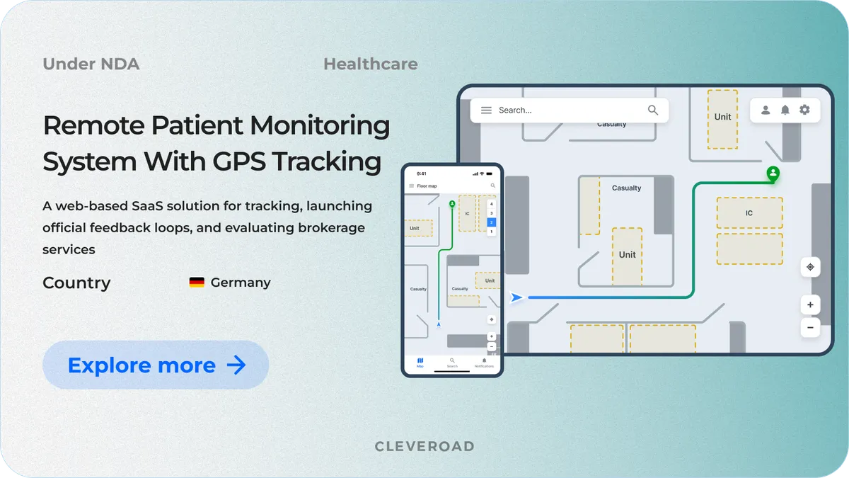 Remote patient monitoring system with GPS tracking