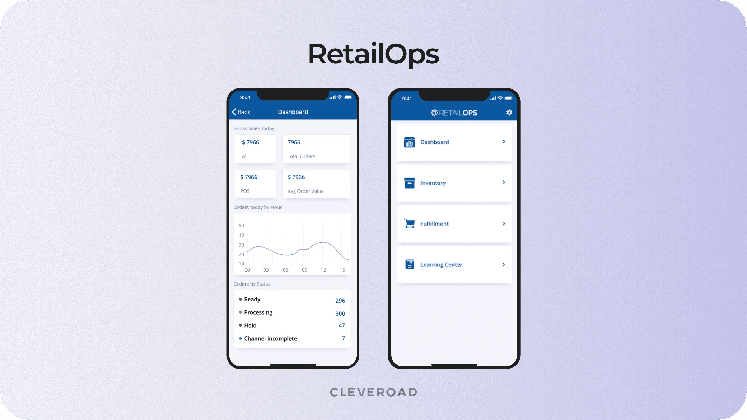 RetailOps mobile design