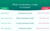 Retrica app monetization models