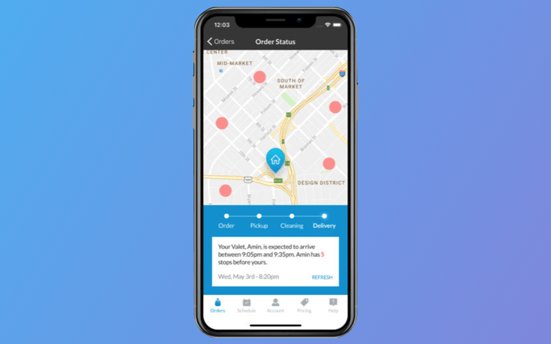 Rinse order tracking feature