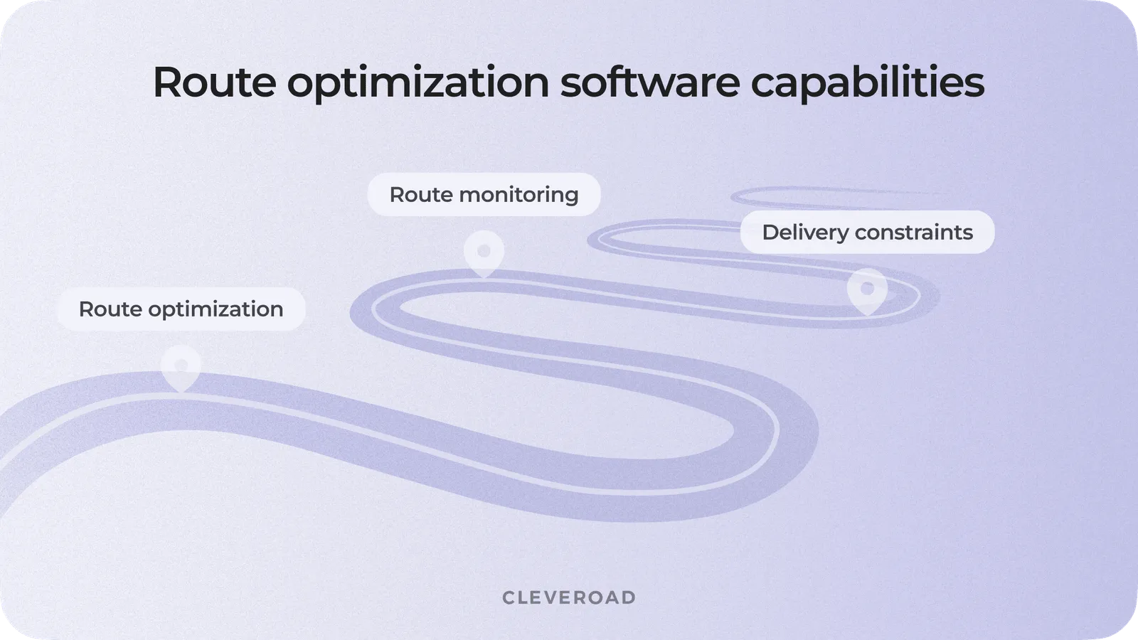 Route optiization capabilities