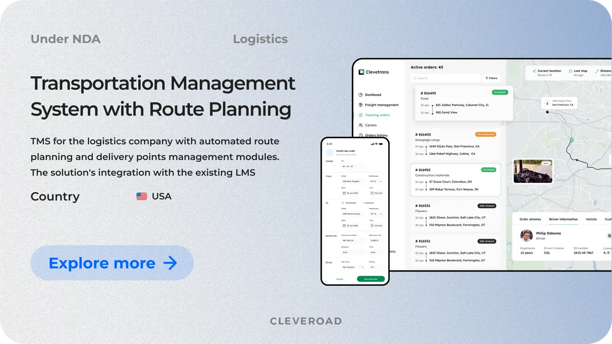 Route optimization solution