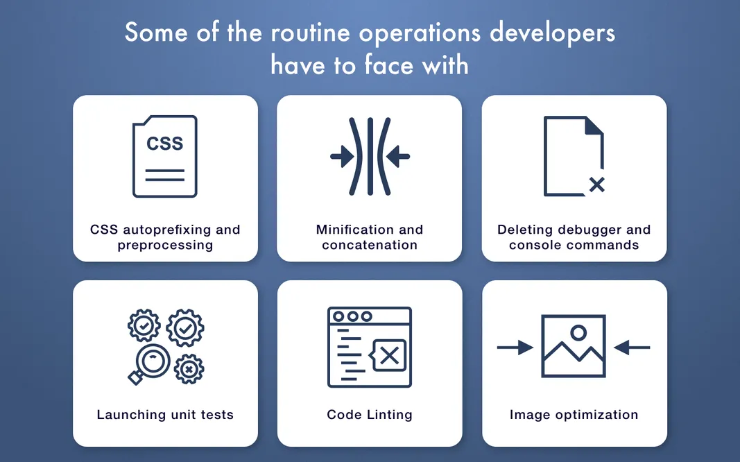 routine developers' operations
