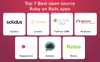 ruby on rails sample projects