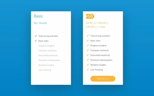 Runkeeper app features
