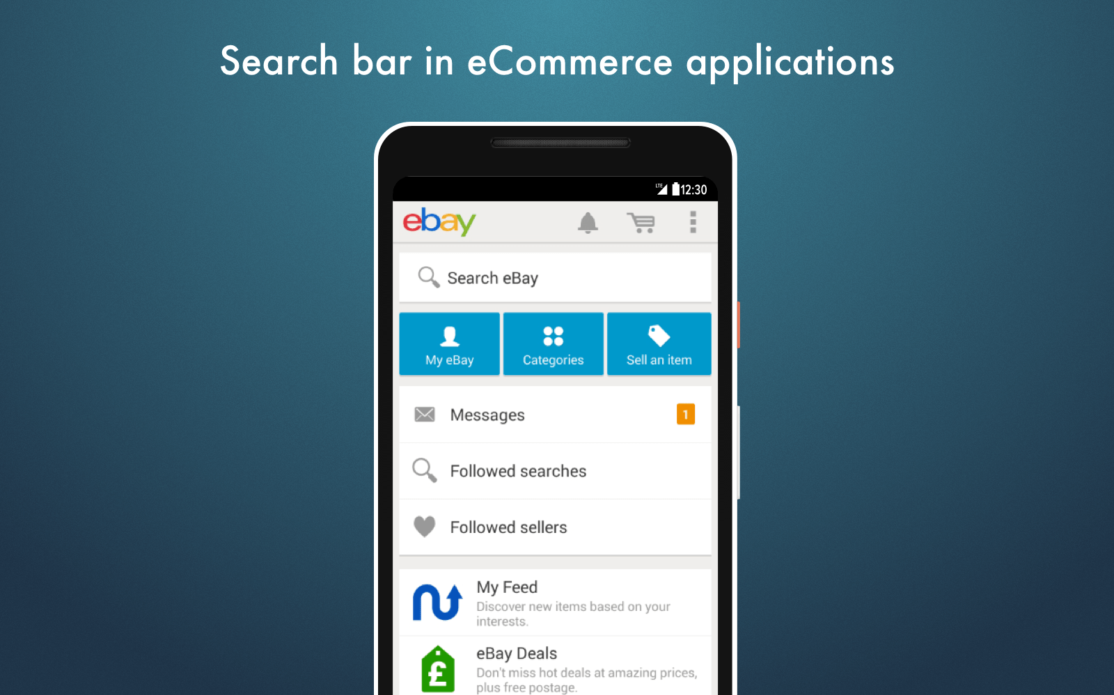 Ecommerce mobile tips: Search bar