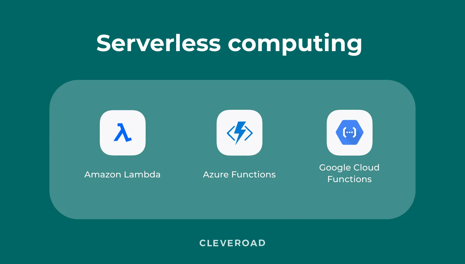 Serverless computing