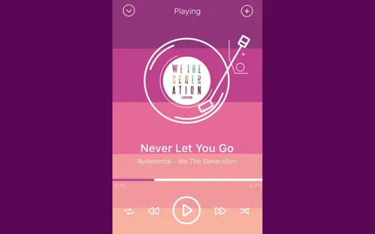Shazam Audio Visualization