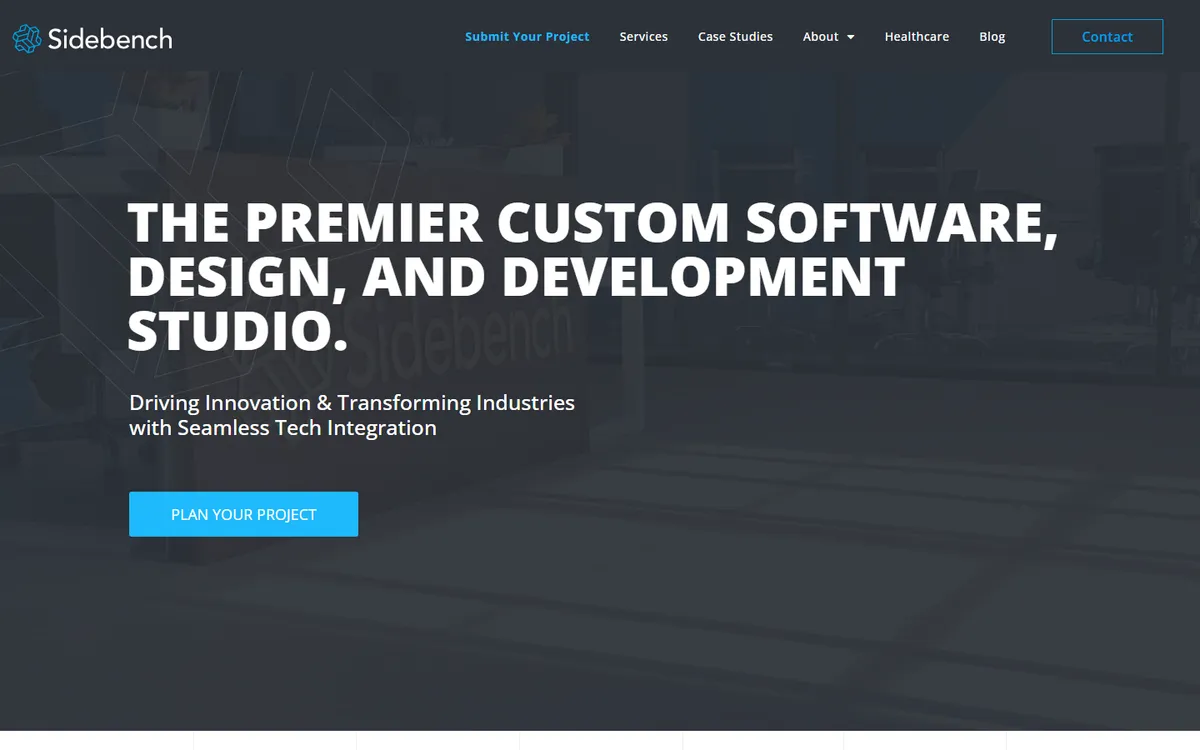 Sidebench cross platform app development company in Los Angeles