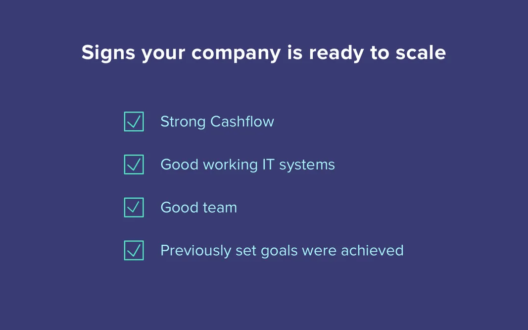 Signs you have a scalable startup