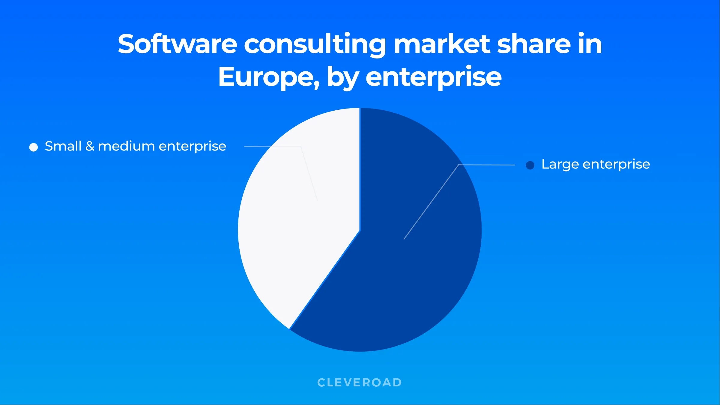 Software consulting market share in Europe