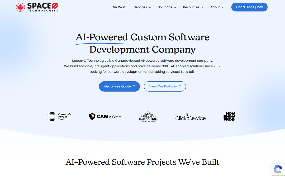 Space O Technologies fintech MVP development agency