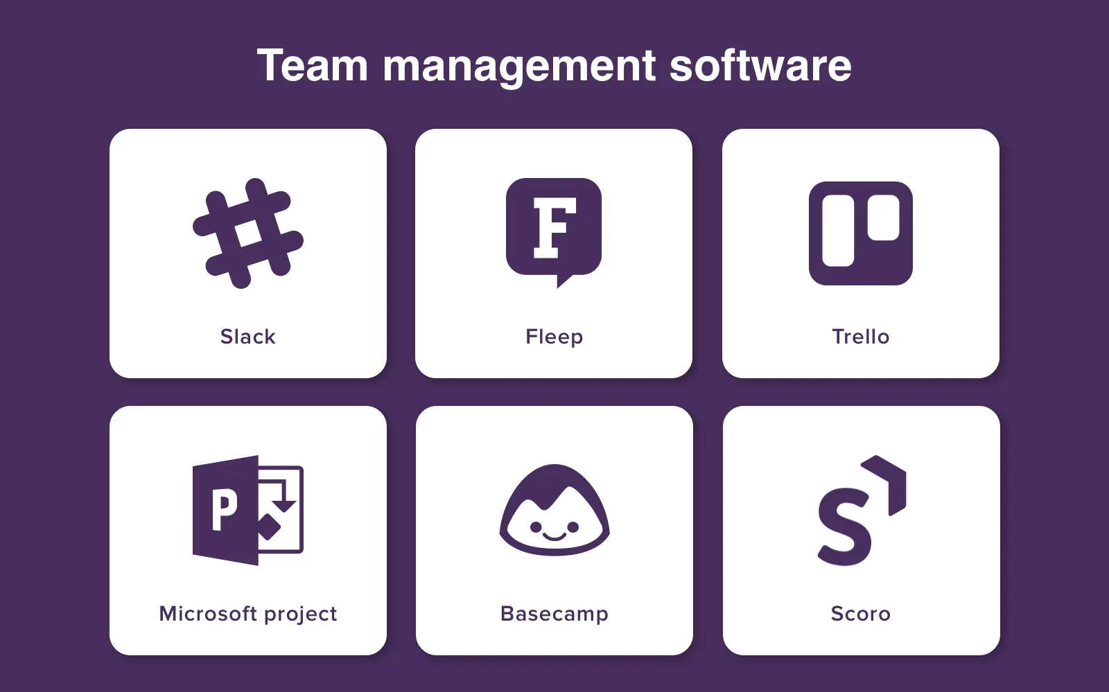 Team management software