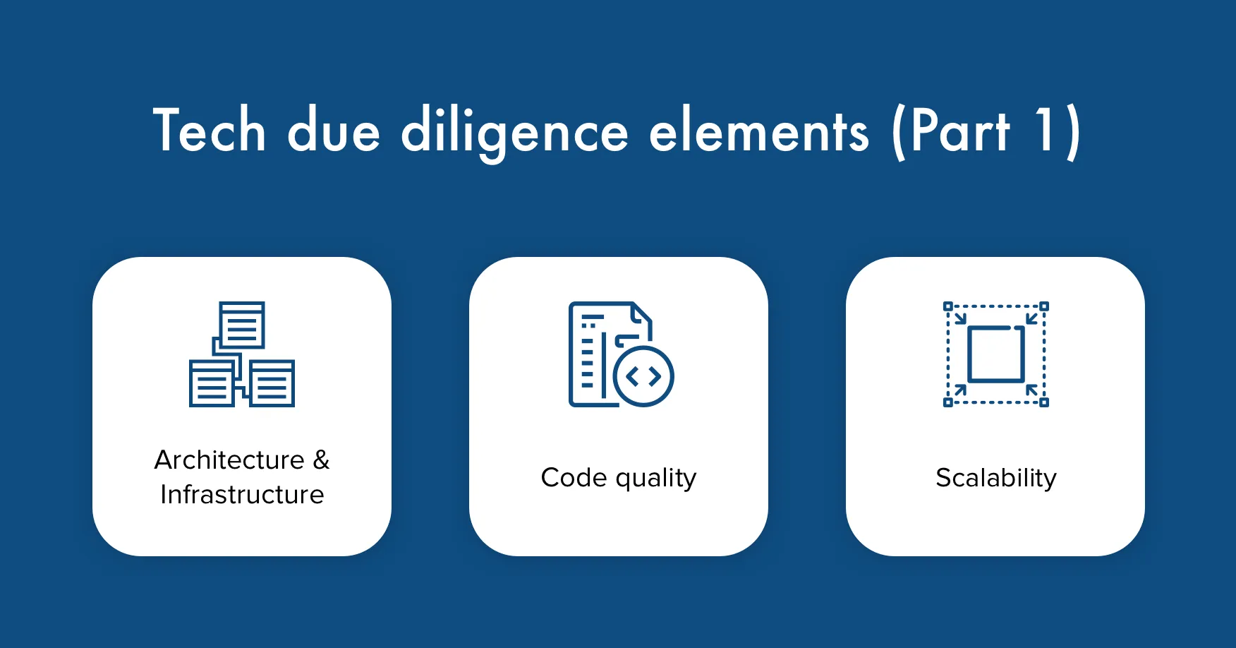 Technical due diligence elements (Part 2)