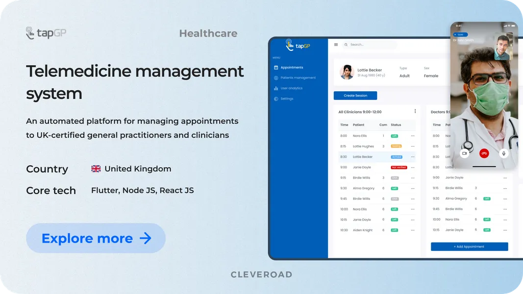 Telemedicine system with appointment management