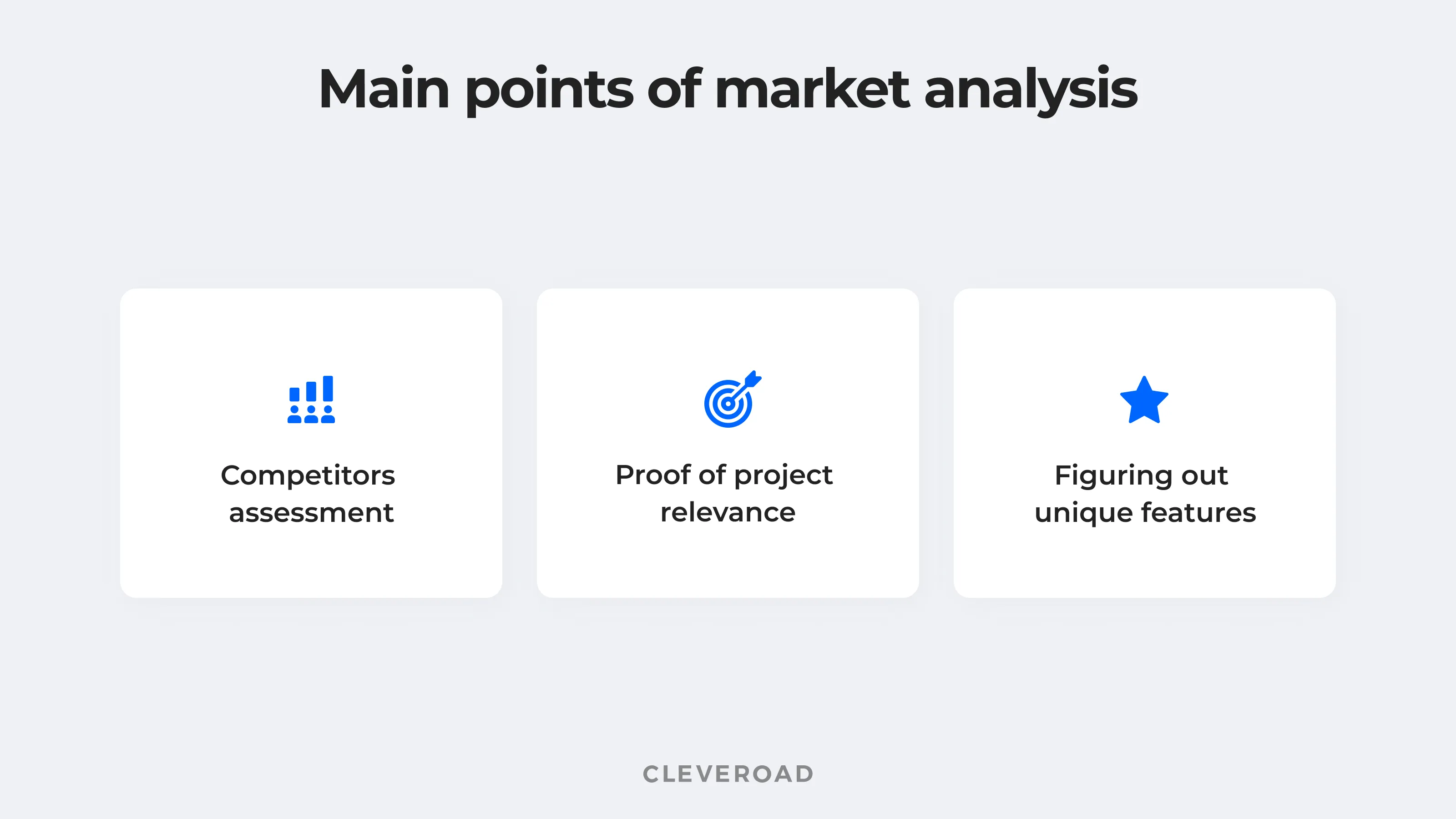 Things to consider during market analysis