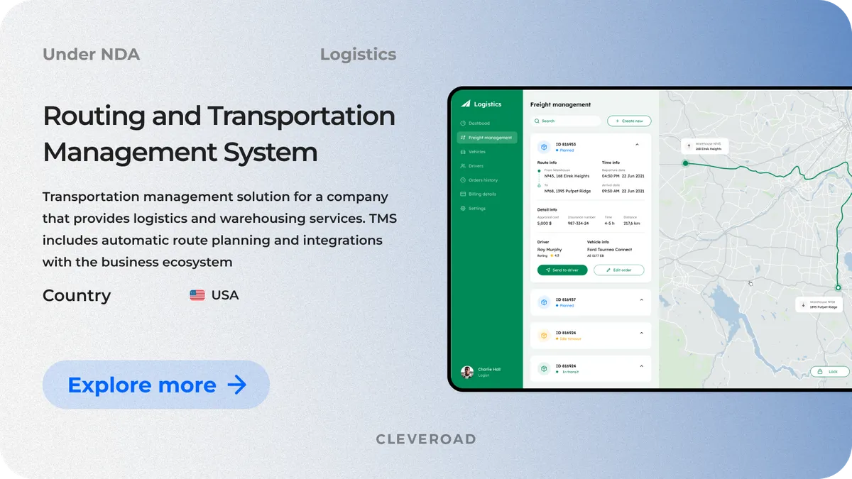TMS system by Cleveroad