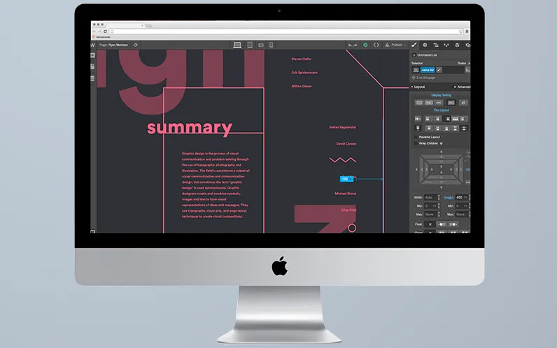Top prototyping tools: Webflow