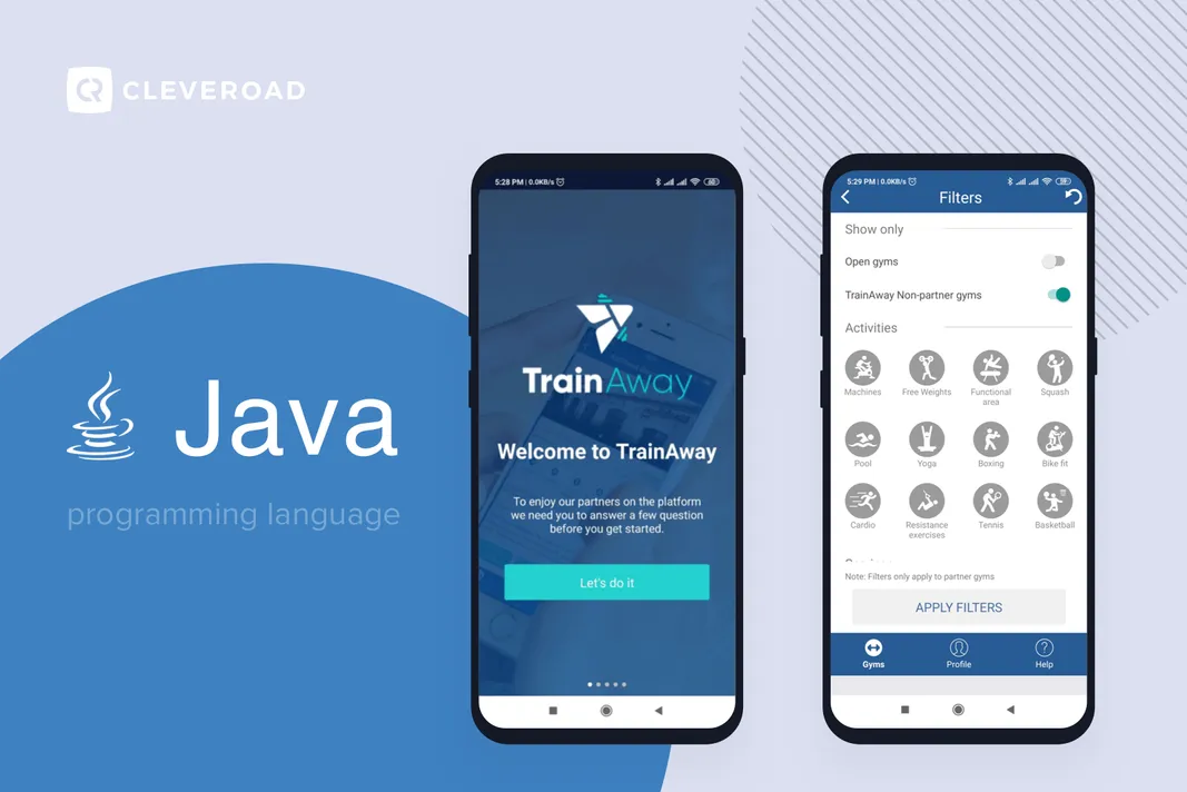 TrainAway app written in Java